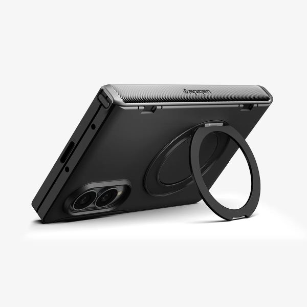 Spigen Slim Armor Mag Fit Backcover met stand Samsung Galaxy Z Fold 8 - Black