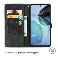 imoshion Mandala Bookcase Motorola Moto G72 - Zwart