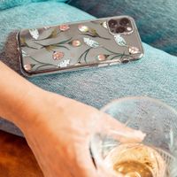 imoshion Design hoesje iPhone 11 Pro - Bloem - Roze / Groen