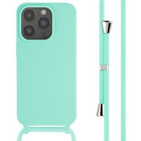 imoshion Silicone Case with Strap Apple iPhone 15 Pro - Mint Green