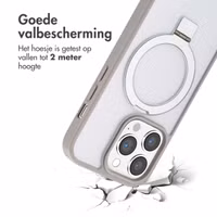 Accezz Ring Stand Backcover met MagSafe Apple iPhone 14 Pro Max - Grijs