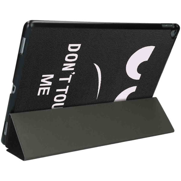 imoshion Design Trifold Bookcase Apple iPad Pro 12.9 (2017) / Pro 12.9 (2015) - Don't touch
