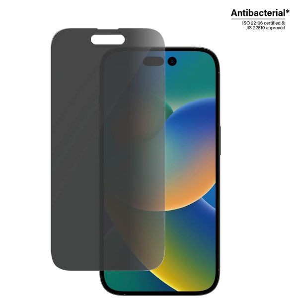 PanzerGlass Privacy Anti-Bacterial Screenprotector iPhone 14 Pro