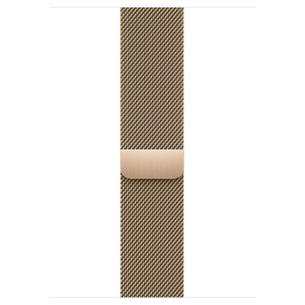Apple Milanese Loop Band Apple Watch Series 1 t/m 11 / SE / Ultra (44/45/46/49 mm) - Goud