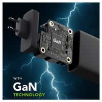 dbramante1928 Re-charge Oplader 2x USB-C 65W en USB-A 18W - Zwart