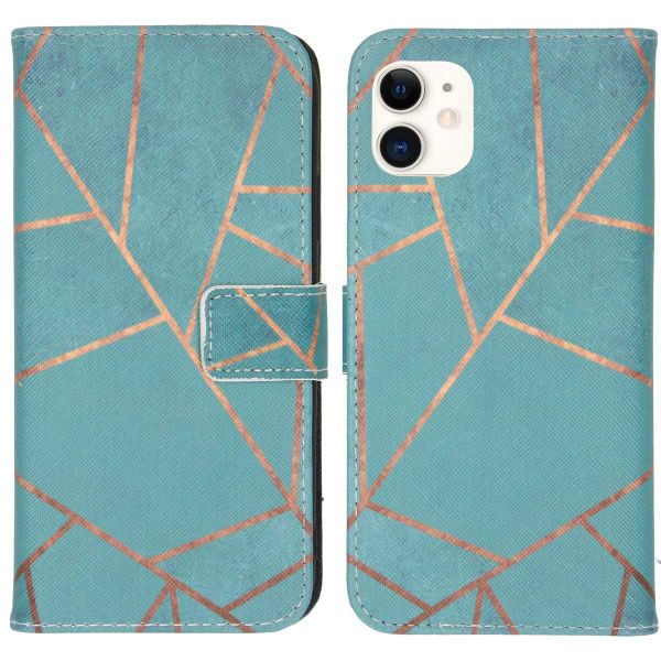 imoshion Design Softcase Bookcase iPhone 11 - Blue Graphic