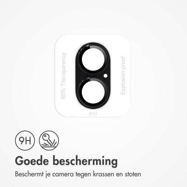 imoshion Camera Protector Glas 2 Pack Apple iPhone 17 - Zwart