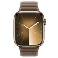 Apple Magnetic Link-bandje FineWoven Apple Watch Series 1 t/m 11 / SE / Ultra (44/45/46/49 mm) - Maat S/M - Taupe