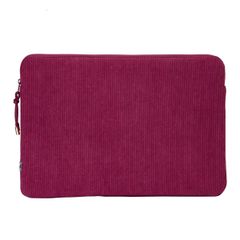 Selencia Corduroy Laptop hoes 15-16 inch - Laptopsleeve - Dark Rose