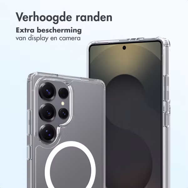 Accezz Xtreme Impact Backcover met MagSafe Samsung Galaxy S25 Ultra - Transparant