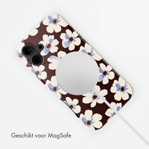 Selencia Vivid Backcover met MagSafe Apple iPhone 16 - Choco Flower Pop