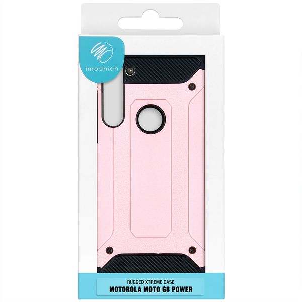 imoshion Rugged Xtreme Backcover Motorola Moto G8 Power - Rosé Goud