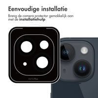 imoshion 2 Pack Camera lens protector iPhone 15 / 15 Plus - Zwart