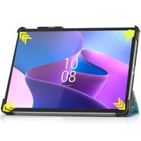 imoshion Design Trifold Bookcase Lenovo Tab P11 Pro (2nd gen) - Green Plant