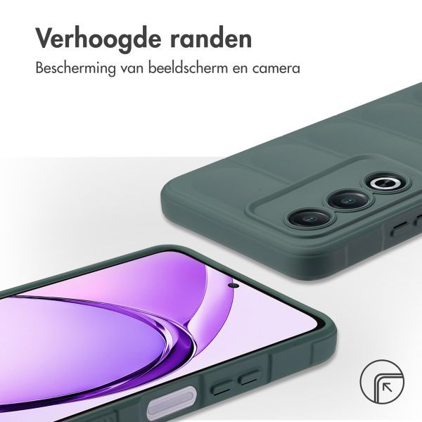 imoshion EasyGrip Backcover Oppo A80 5G - Donkergroen