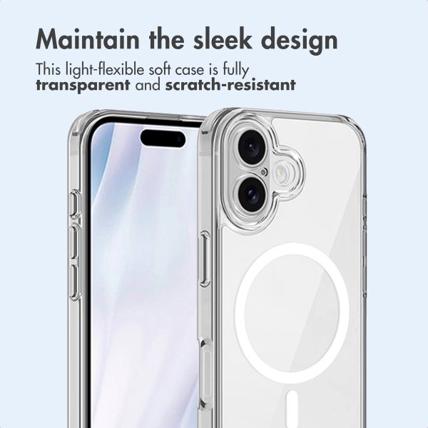 imoshion Protective Back Cover with MagSafe Apple iPhone 17 - Transparent