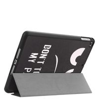 imoshion Design Trifold Bookcase Apple iPad 6 (2018) 9.7 inch / iPad 5 (2017) 9.7 inch / Air 2 (2014)/Air 1 (2013) - Don't touch