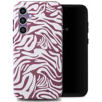 Selencia Vivid Tough Backcover Samsung Galaxy S23 FE - Trippy Swirl Dark Rose