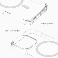 Selencia Rivièra MagSafe Backcover met afneembare haakjes Apple iPhone 16 Pro - Transparant
