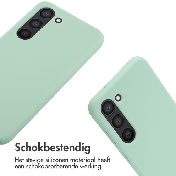 imoshion Siliconen hoesje met koord Samsung Galaxy S23 - Mintgroen