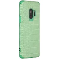 My Jewellery Croco Softcase Backcover Samsung Galaxy S9 - Groen