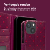 imoshion Design Bookcase Apple iPhone 13 - Crush Check Coral Dust