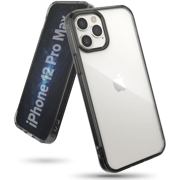 Ringke Fusion Backcover iPhone 12 Pro Max - Zwart