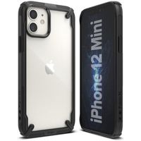 Ringke Fusion X Backcover iPhone 12 Mini - Zwart