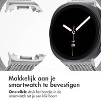 imoshion Milanees magnetisch bandje Samsung Galaxy Watch 8 (40/44mm) / Classic (46mm) - Zilver