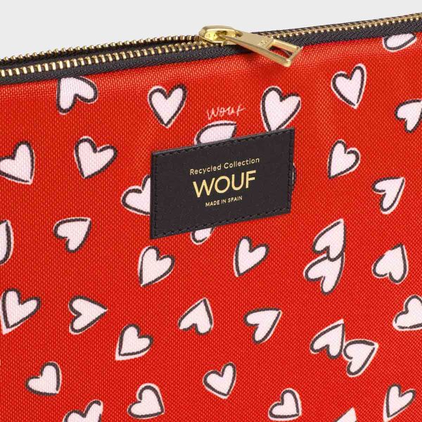 Wouf Daily Laptop Hoes 13-14 inch - Laptopsleeve - Crush