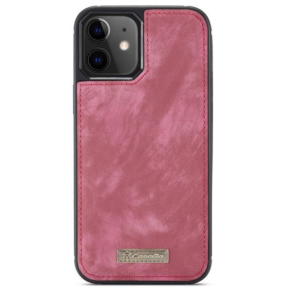CaseMe Luxe Lederen 2 in 1 Portemonnee Bookcase iPhone 12 Mini