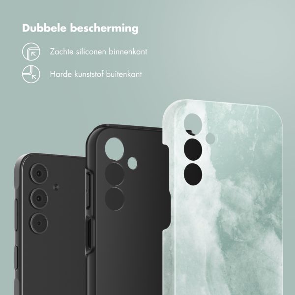 Selencia Vivid Backcover Samsung Galaxy A15 (5G) - Marble Grayed Jade