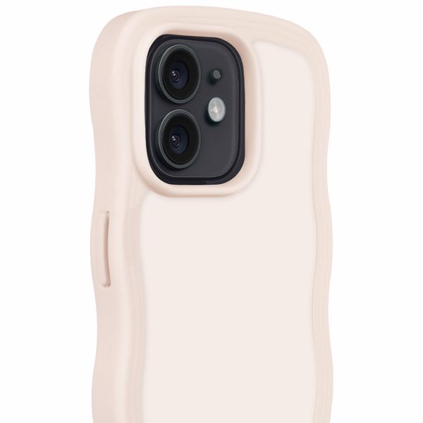 Holdit Wavy Case Apple iPhone 12 (Pro) - Light Beige