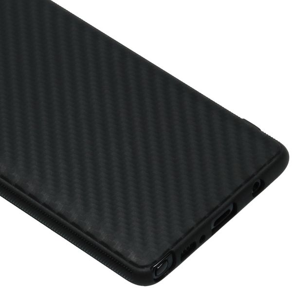 Carbon Softcase Backcover Samsung Galaxy Note 10 Lite