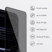 Accezz Privacy Tempered Glass Screen Protector + Applicator Apple iPhone 17 Pro