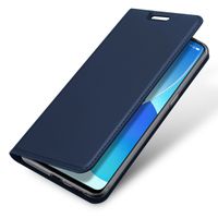 Dux Ducis Slim Softcase Bookcase Oppo Reno 6 5G - Donkerblauw