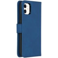 imoshion Uitneembare 2-in-1 Luxe Bookcase Apple iPhone 11 - Donkerblauw