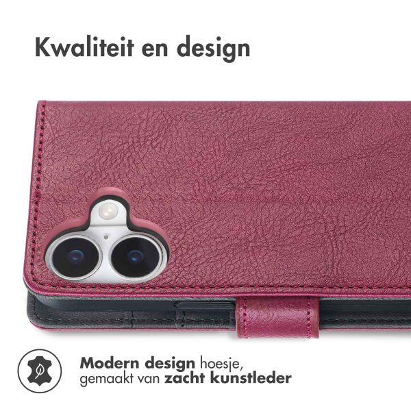 imoshion Luxe Bookcase Apple iPhone 17 - Bordeaux