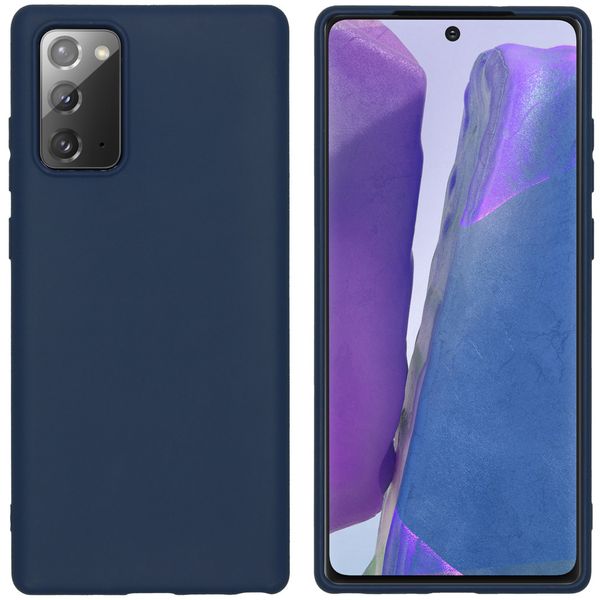 imoshion Color Backcover Samsung Galaxy Note 20 - Donkerblauw