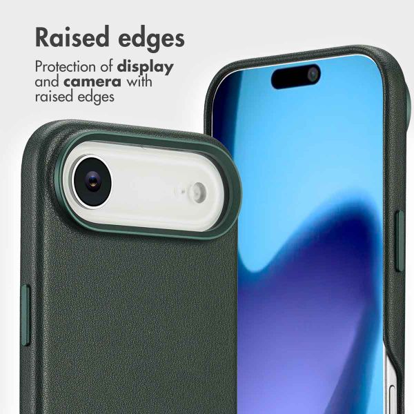 Accezz 2-in-1 Leather Bookcase with MagSafe Apple iPhone Air - Cedar Green