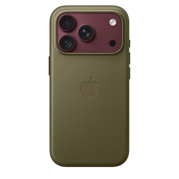 Apple TechWoven Case met MagSafe Apple iPhone 18 Pro - Olive