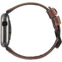 UAG Leather Strap band Apple Watch Series 1 t/m 9 / SE (38/40/41 mm) | Series 10 / 11 (42 mm) - Bruin