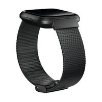 Fitbit Metal Mesh band Fitbit Versa / Versa 2 / Versa Lite - Zwart