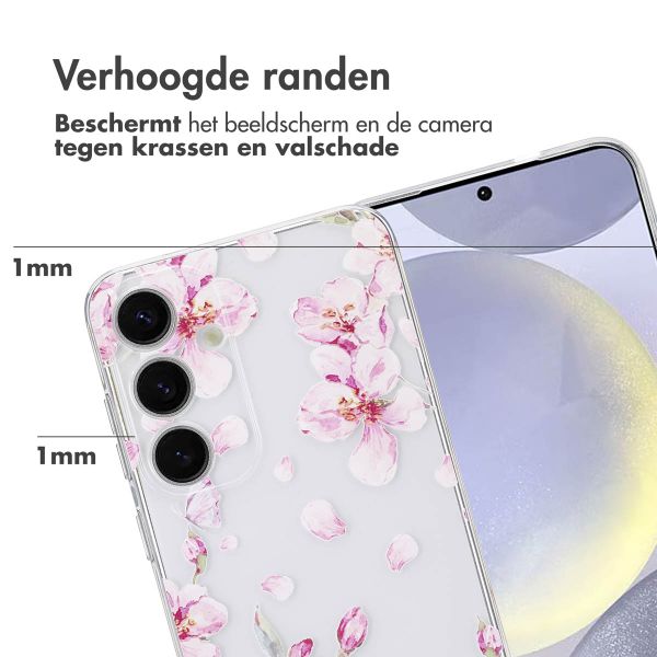 imoshion Design hoesje Samsung Galaxy S25 Plus - Blossom Watercolor
