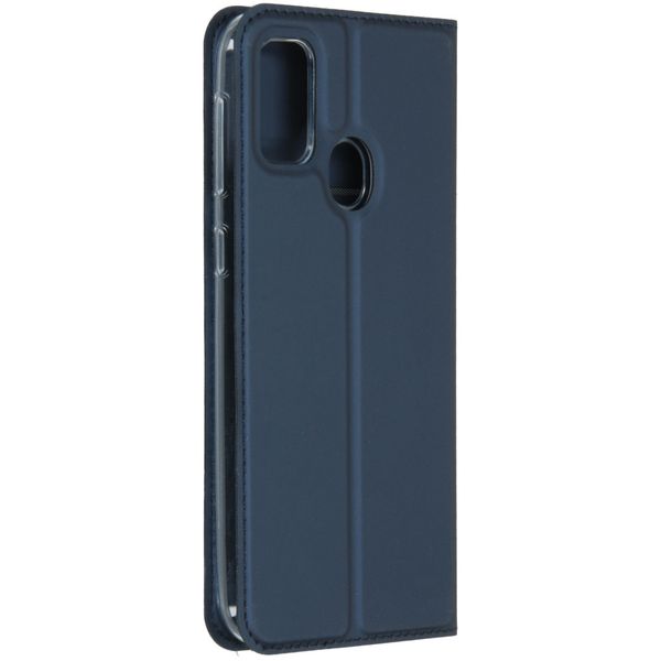 Dux Ducis Slim Softcase Bookcase Galaxy M30s / M21 - Donkerblauw