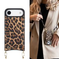 Selencia Nova Phone Case with Cord and Card Holder Apple iPhone Air - Leopard