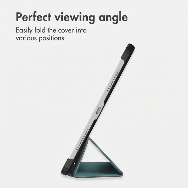 imoshion Trifold Book Case Apple iPad Mini 7 (2024) / iPad Mini 6 (2021) - Dark Green