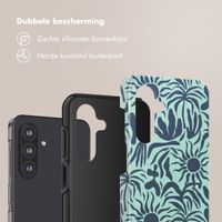 Selencia Vivid Backcover Samsung Galaxy A26 - Tropical Vibes Light Blue