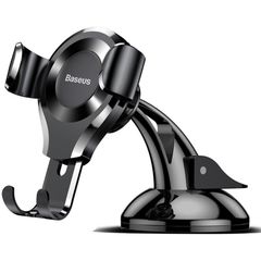 Baseus Osculum Type Gravity Car Mount Samsung Galaxy A32 (5G) - Telefoonhouder auto - Dashboard - Zwart