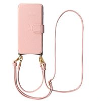 Selencia Riva Bookcase with MagSafe and phone strap Samsung Galaxy S26 - Old Pink